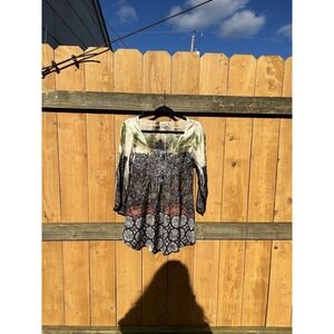 WOMEN ONE WORLD LIVE Medium Fairy Top Bottom Whimsy 3/4 Sleeve Summer Spring‎
